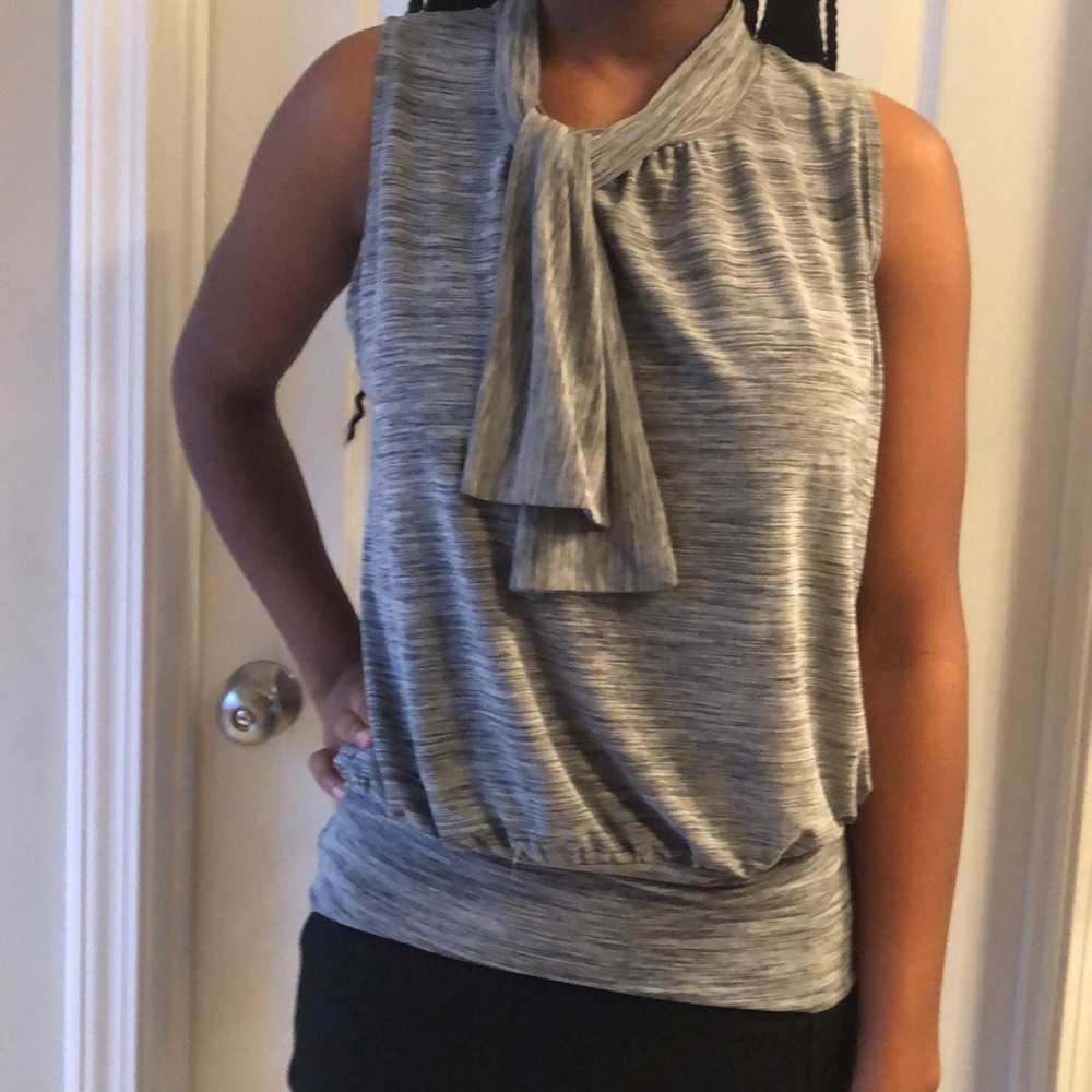 Susan Lawrence Shirt with an attached Scarf